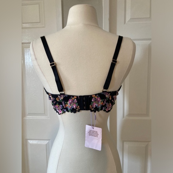 COPY - Savage Not Sorry Unlined Lace Balconette Bra Size 36DD - Picture 7 of 11
